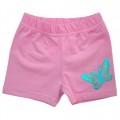 Розовые шорты для девочки с принтом маленькой бабочки AV-STYLE