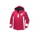 Розовая и сиреневая лыжная куртка для девочки PEPERTS