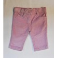 Нежно-розовые вельветовые штаны GATTI для маленькой девочки